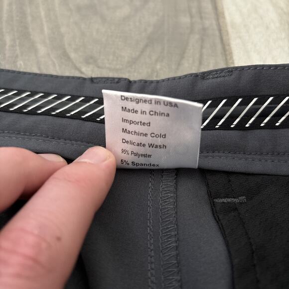 Primo Performance Jogger Pant Mens 30 Short Tapered Fit Gray Pants Zip Ankle - Picture 5 of 14